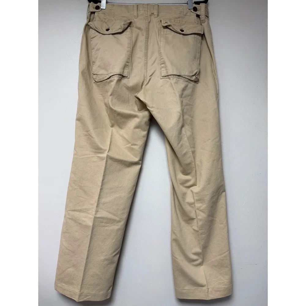 Timberland Khaki Cotton Twill Cargo Pants‎ Mens 36x34 Workwear Utility Outdoor